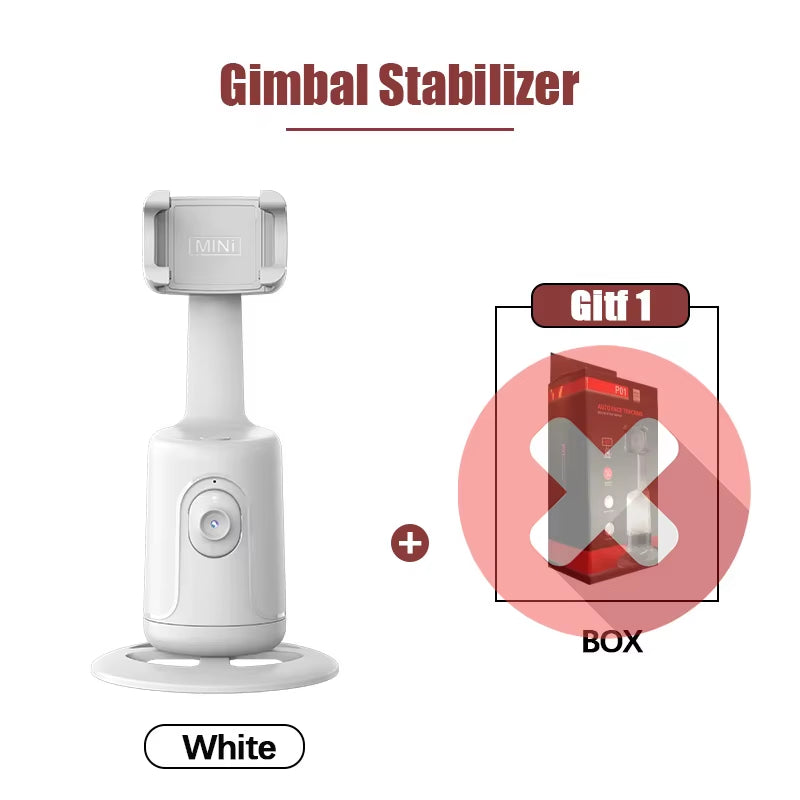 360 Face Tracking Rotation Gimbal Stabilizer Monopod Desktop