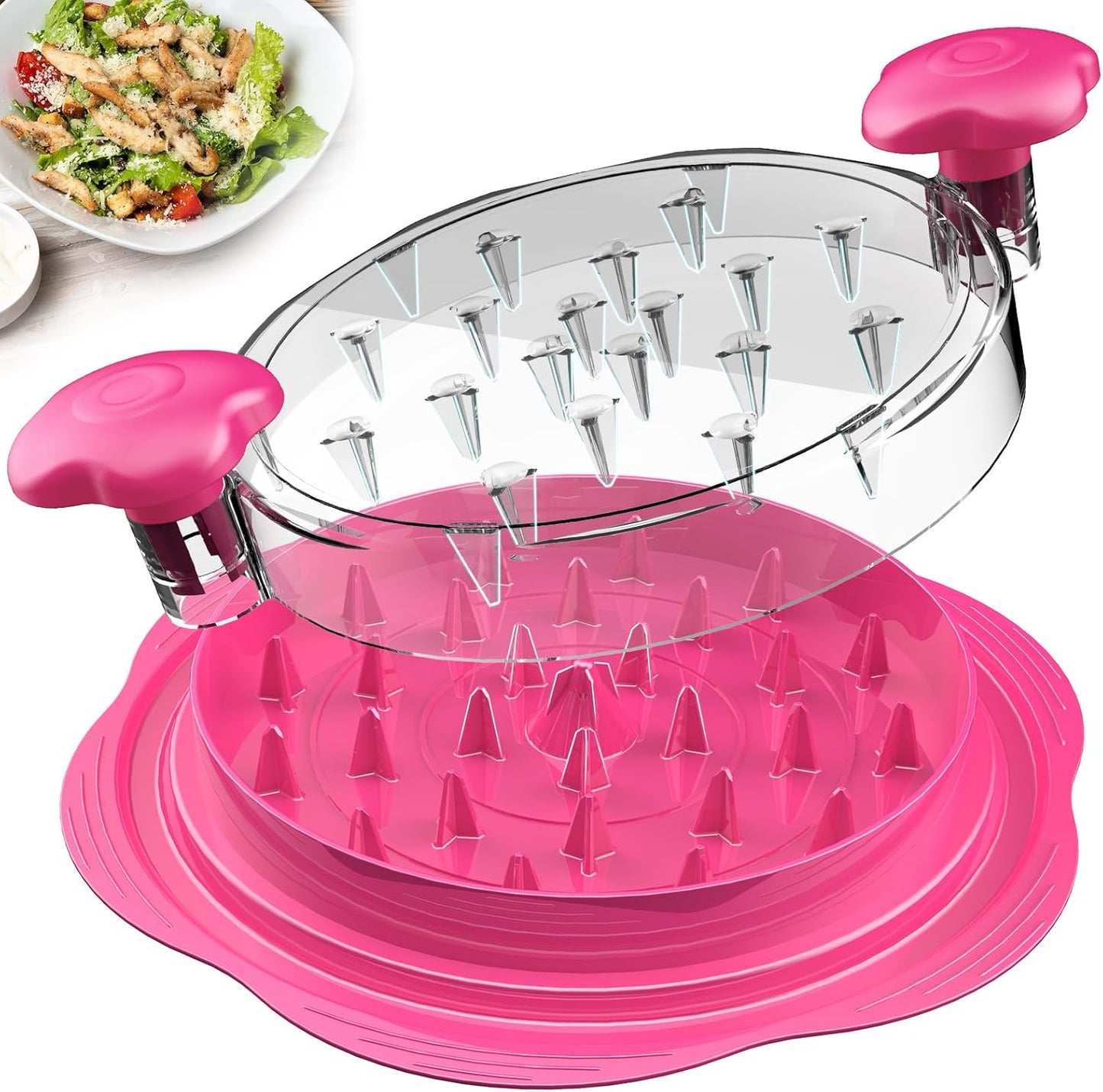 Effortless Shredding with the Orange Chicken Shredder Tool - Perfect for Chicken, Pork, and Beef!