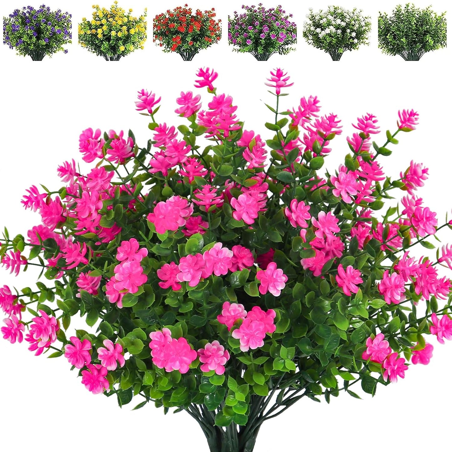 Transform Your Space with 8 Bundles of Lifelike Artificial Fall Flowers - Vibrant Green and Orange Faux Plants for Year-Round Indoor and Outdoor Décor