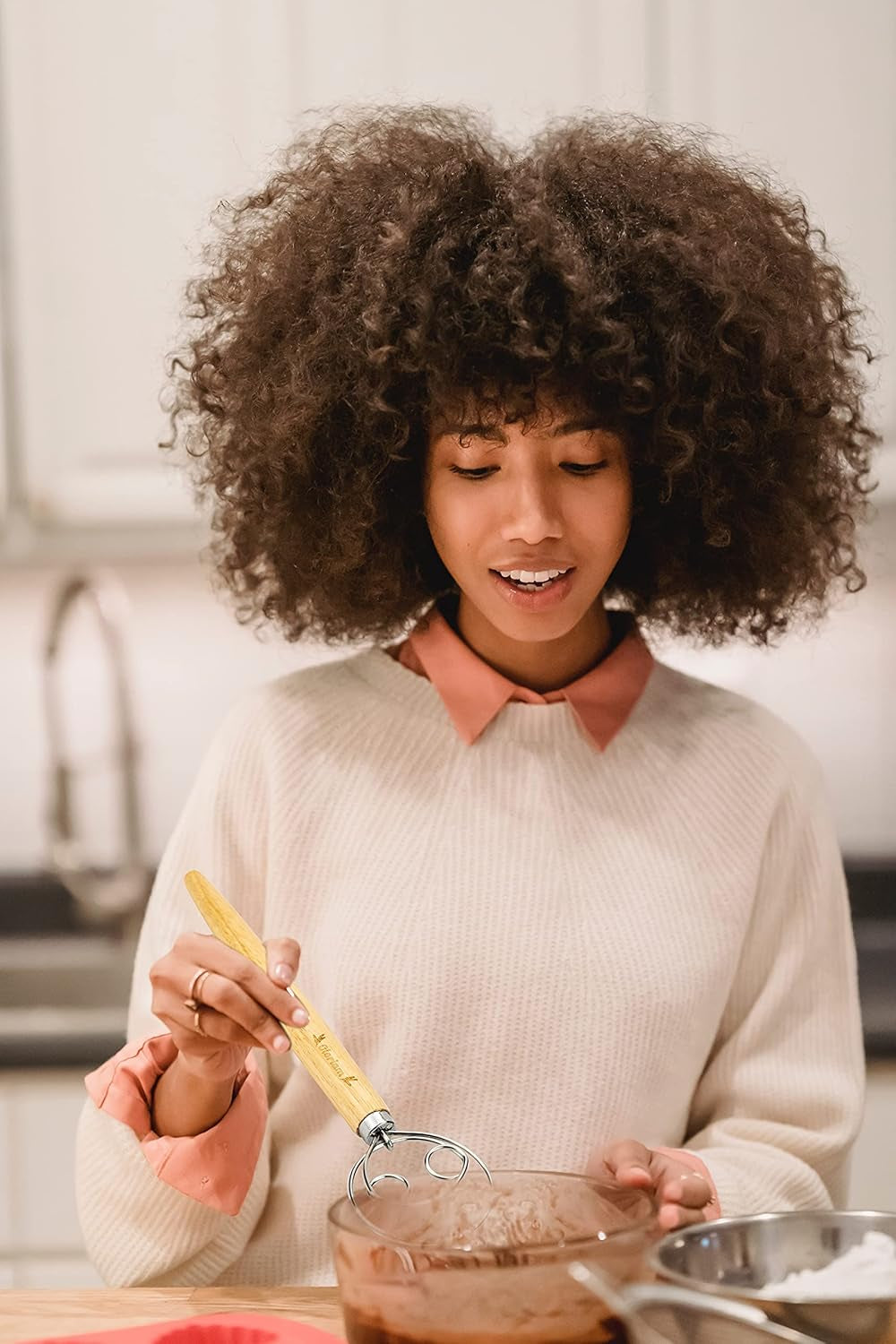 Danish Dough Whisk Pastry Mixer and Bread Lame Tool Set, Hand Crafted Dough Scoring with Five Replaceable Blades by  - Premium Stainless Steel Mixer - Ideal for Artisan Bread Baking