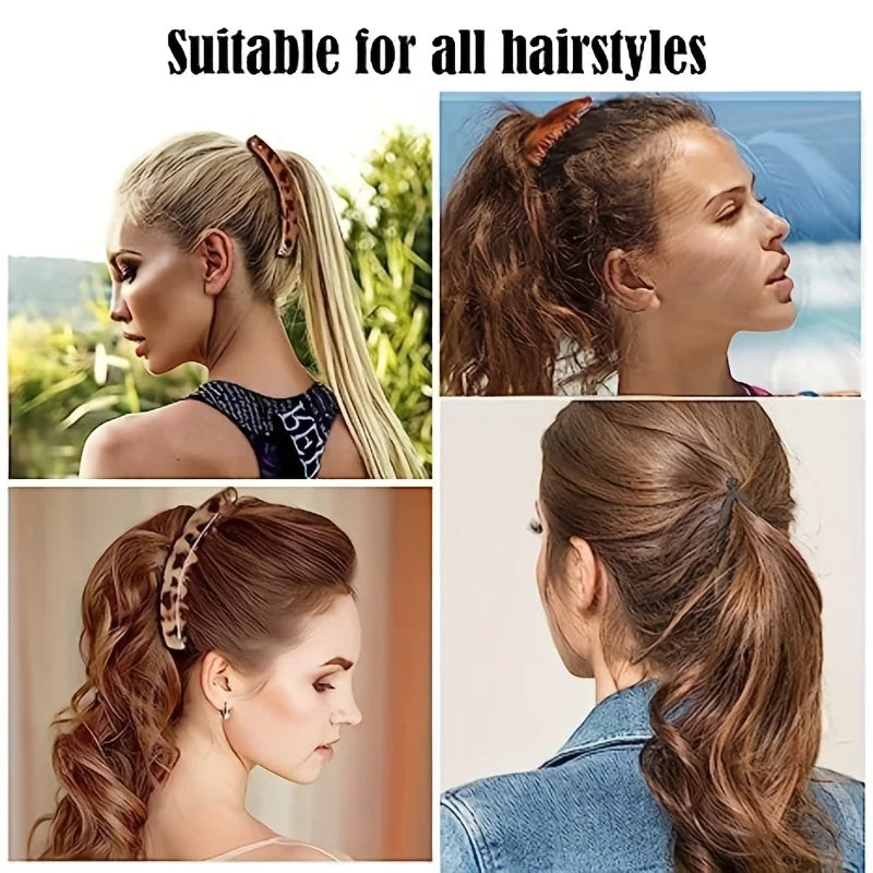 Stylish Matte Banana Hair Clip - Fish Shaped Ponytail Headband for Women - Perfect Hair Accessory for Any Occasion