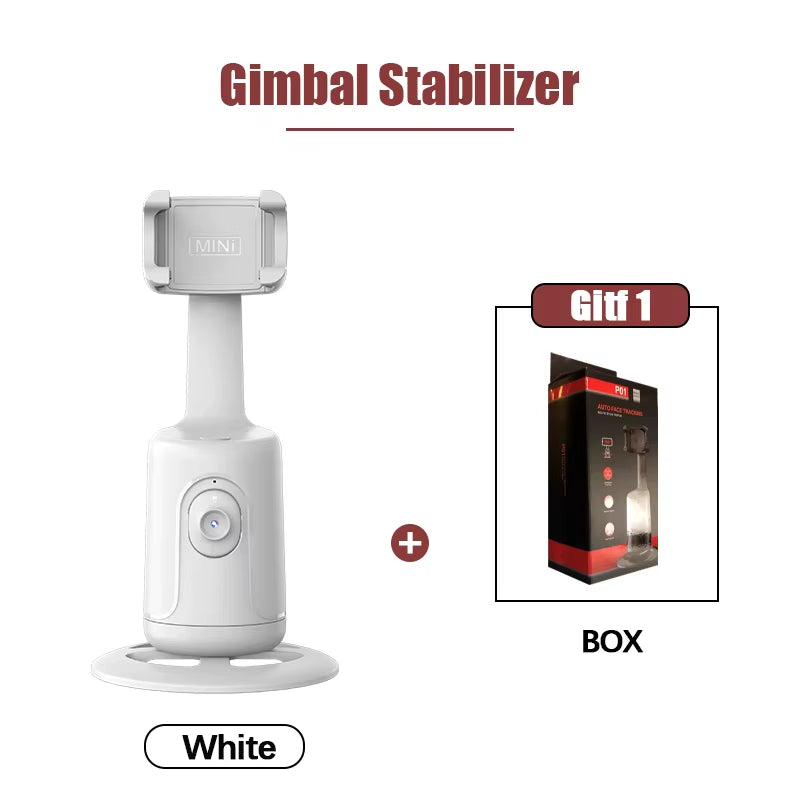 360 Face Tracking Rotation Gimbal Stabilizer Monopod Desktop 