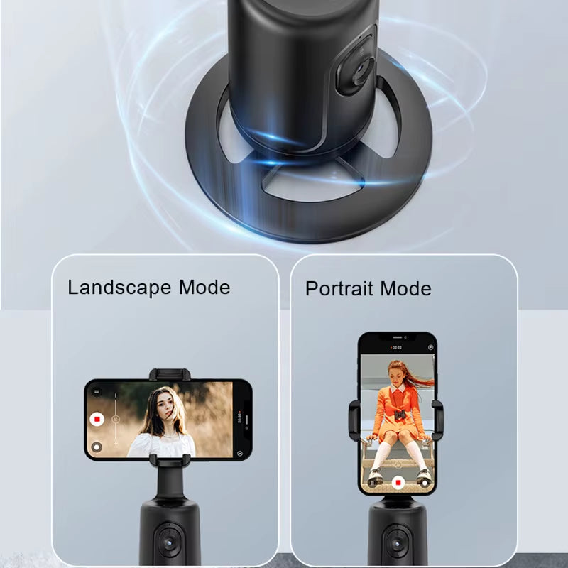 360 Face Tracking Rotation Gimbal Stabilizer Monopod Desktop 