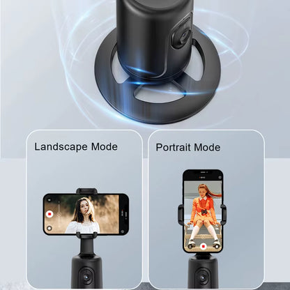 360 Face Tracking Rotation Gimbal Stabilizer Monopod Desktop 