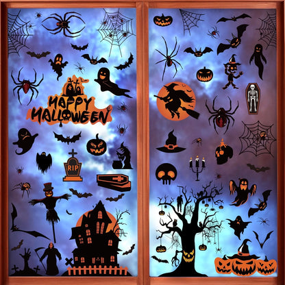 Spook-tacular Halloween Window Clings: Scary Handprint & Footprint Stickers to Haunt Your Neighbors!