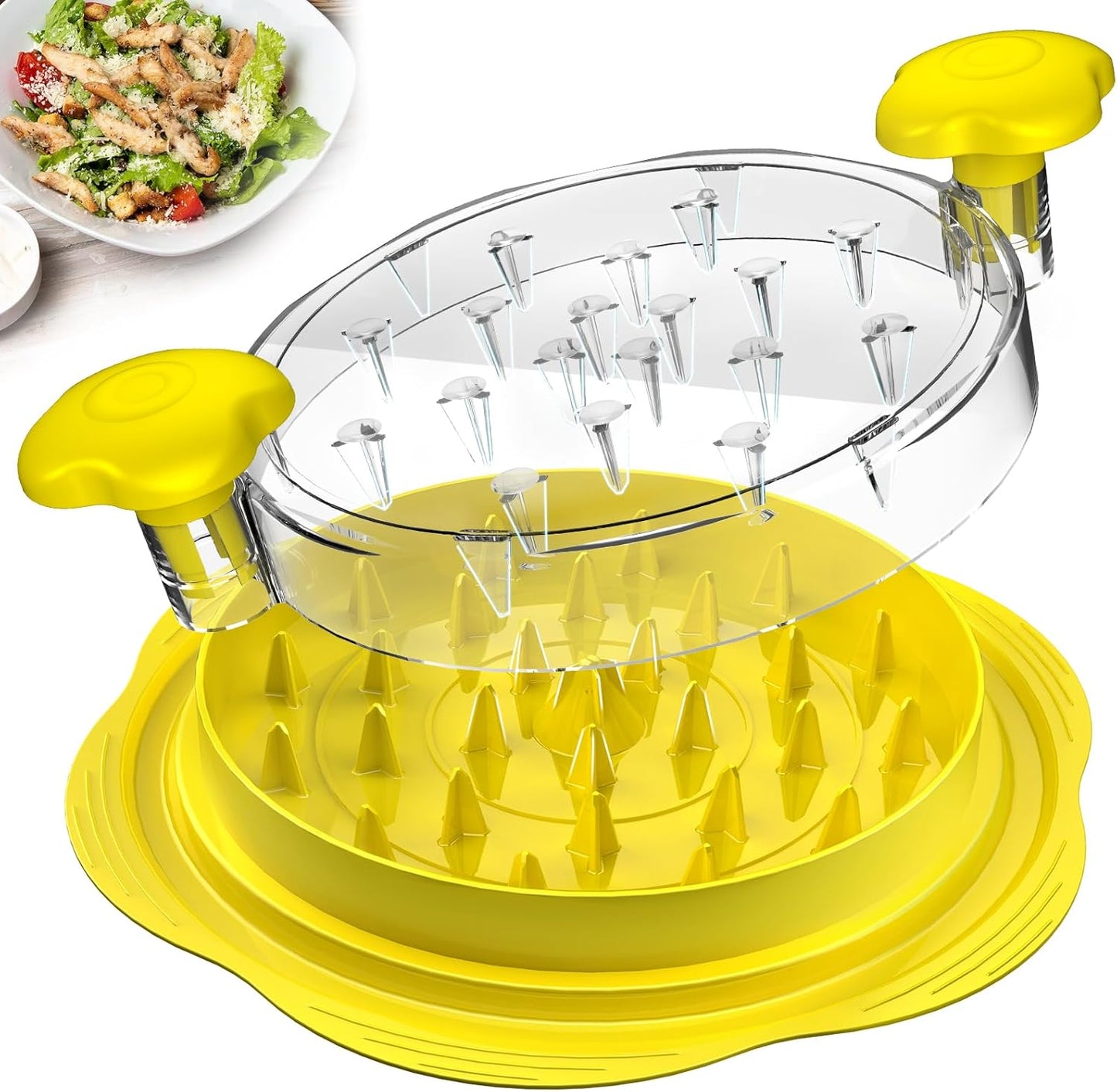 Effortless Shredding with the Orange Chicken Shredder Tool - Perfect for Chicken, Pork, and Beef!