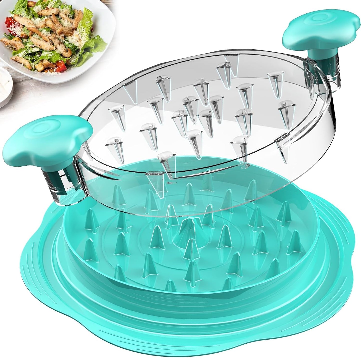 Effortless Shredding with the Orange Chicken Shredder Tool - Perfect for Chicken, Pork, and Beef!