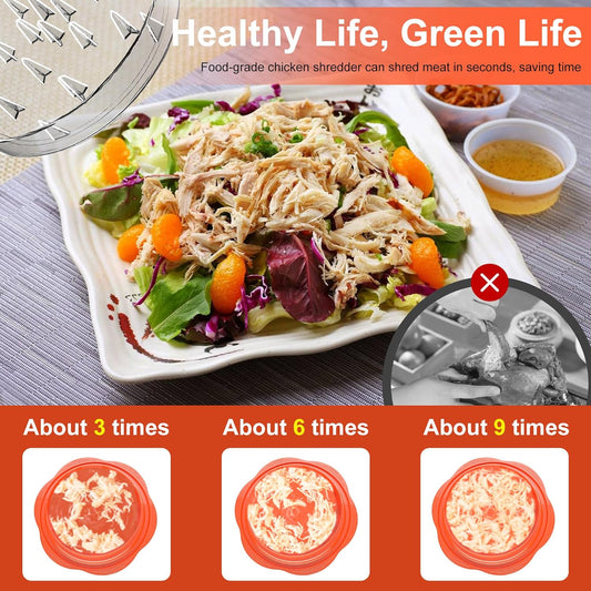 Effortless Shredding with the Orange Chicken Shredder Tool - Perfect for Chicken, Pork, and Beef!