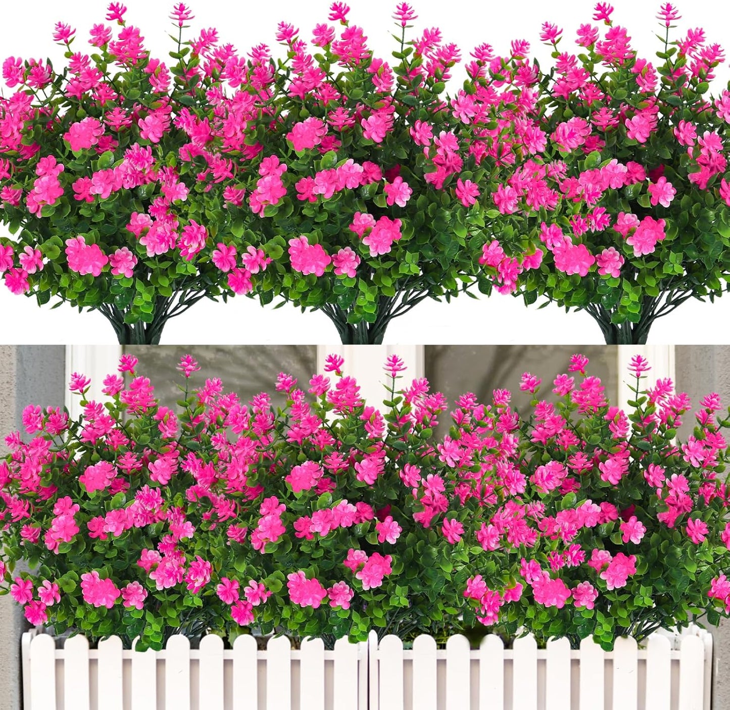 Transform Your Space with 8 Bundles of Lifelike Artificial Fall Flowers - Vibrant Green and Orange Faux Plants for Year-Round Indoor and Outdoor Décor