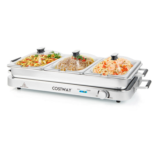 Ultimate 2-in-1 Electric Warming Tray with Precision Temperature Control for Perfectly Warmed Dishes