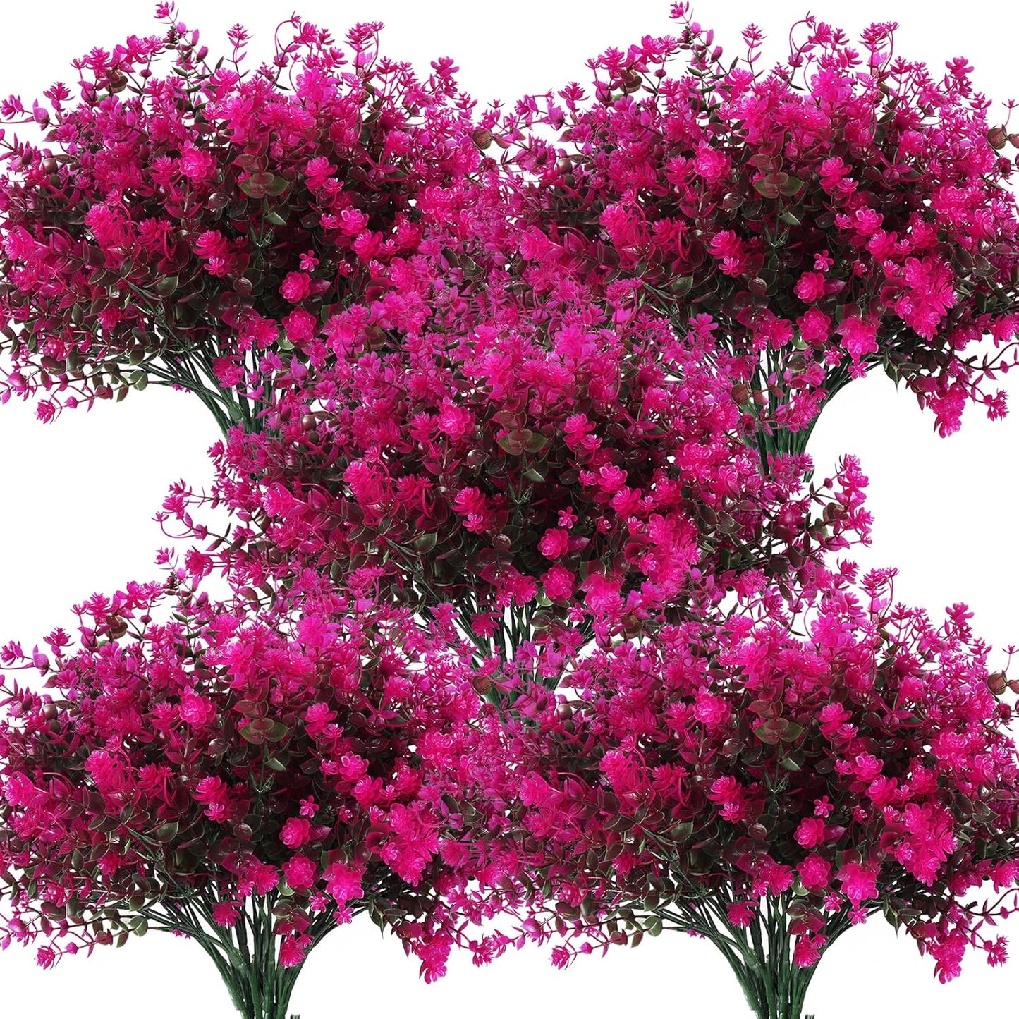 Transform Your Space with 8 Bundles of Lifelike Artificial Fall Flowers - Vibrant Green and Orange Faux Plants for Year-Round Indoor and Outdoor Décor
