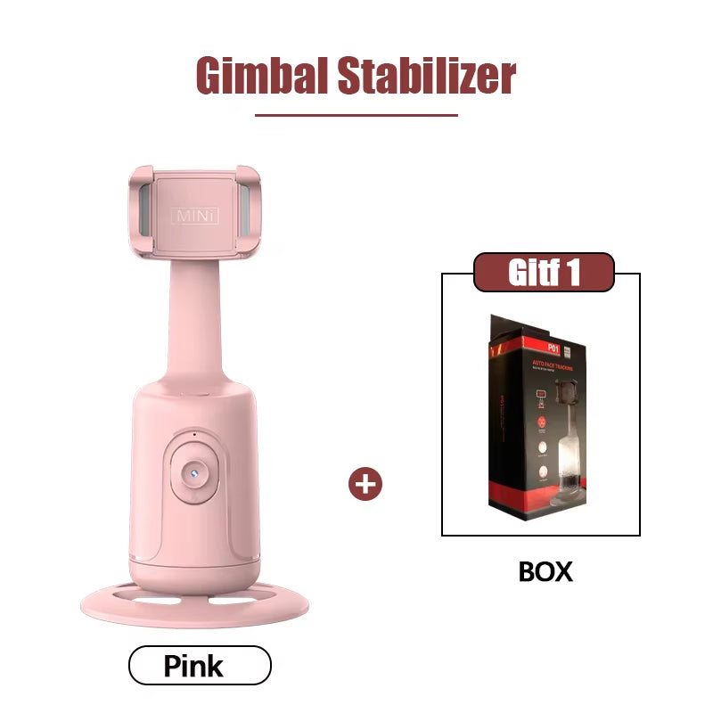 360 Face Tracking Rotation Gimbal Stabilizer Monopod Desktop 