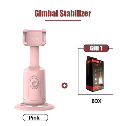 360 Face Tracking Rotation Gimbal Stabilizer Monopod Desktop 