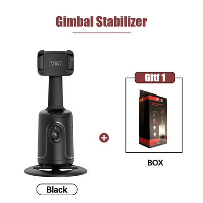 360 Face Tracking Rotation Gimbal Stabilizer Monopod Desktop 